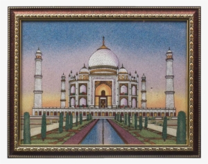 Taj Mahal Gem Stone Paintings - Painting