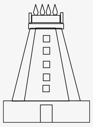 Png Royalty Free Indian Temple Wallpapers Background - Hindu Mandir Line Art