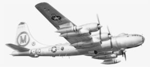 Bomber Plane Png Clip Black And White Stock - Boeing B-29 Superfortress