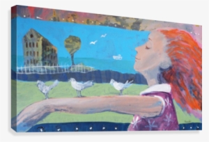 Flight Canvas Print - Painting