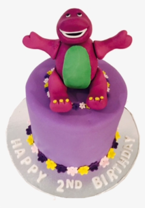 Barney Birthday Cake - Barney Birthday Cake Png