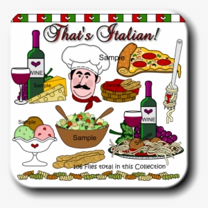 Clip Royalty Free Stock For Digital Printables And - Clip Art Italian Food
