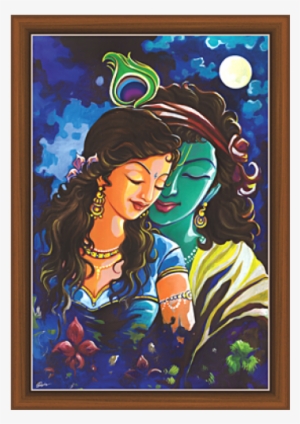 Radha Krishna Paintings - Painting