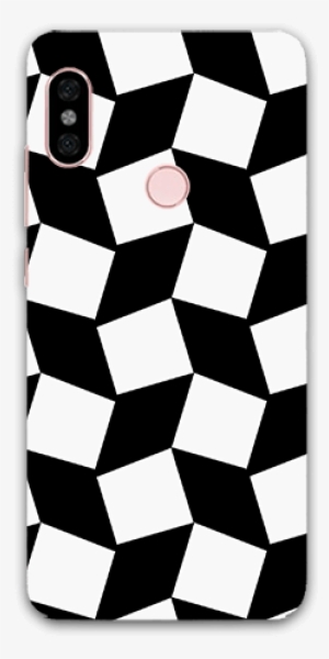 3d Cube Pattern Redmi Note5 Pro Mobile Case - Mobile Phone