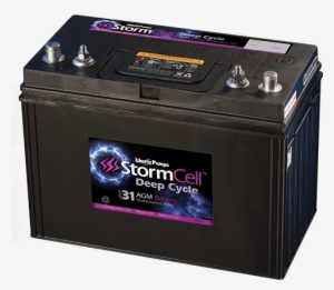 12 Volt Battery - Liberty B12v27-agm, Stormcell 12v Agm Maintenance Free