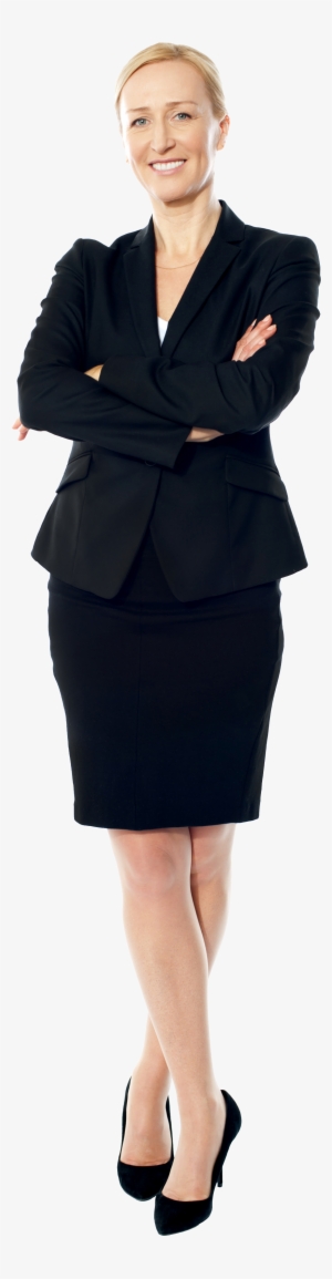 Standing Women Png Image - Portrait Young Business Woman