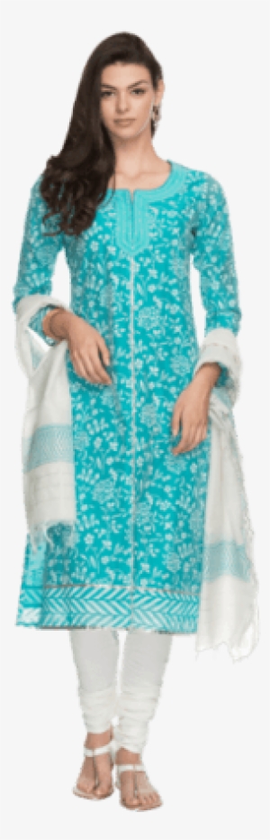 Svg Library Stock Suits Womens Printed Shoppers Stop - Transparent Churidar Suit