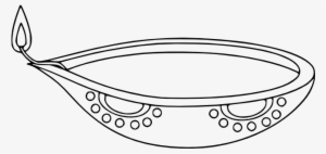 Png Royalty Free Diya Oil Lamp Lantern Transprent Png - Outline Pictures Of Diwali