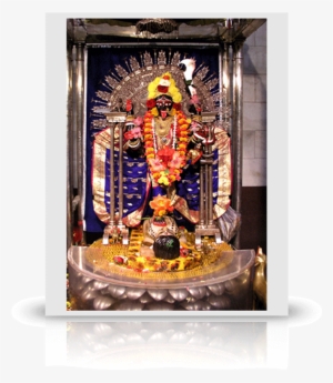 Ma Bhavatarini Kali W/purple Sari - Dakshineswar Kali Temple Aarti