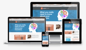 The Usage Of Mobile Devices And Internet Is Growing - Responsive Website Samples Transparent