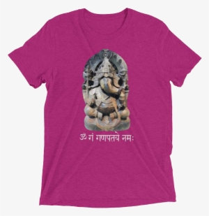 Ganesh Short Sleeve T-shirt - All About The D (premium Triblend)