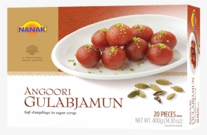 Nanak Gulab Jamun 12 Pcs 32 Oz - Angoori Gulab Jamun Nanak