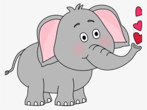 Elephant Clipart Colored - Imagenes De Elephant En Ingles