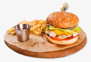 Chicken Burger Png Download Image - Hamburger