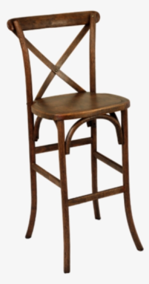 Bentwood Barstool - Hercules Series Stackable Wood Cross Back Chair Xu-x