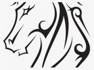 Tattoos Clipart Line Art - Horse Tattoo Designs