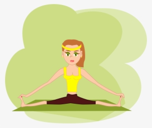 Meditation Clipart Keep Fit - Fit Girl Clipart Png