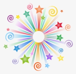 Stars Snails Screen Colorful Magic A Fairy - Kembang Api Ulang Tahun Png