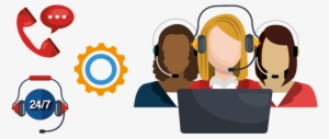 It Integrates Voice Support With Other Service Channels - Illustration Contact Center Clipart