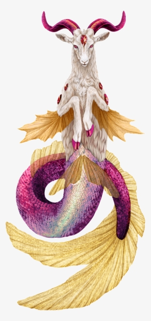 Pretty Excited That My Zodiac Is Basically A Goat Mermaid - Capricorn Art