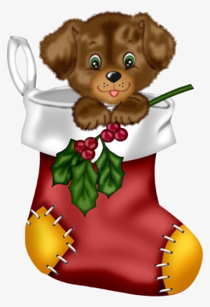 Christmas Puppy Clipart