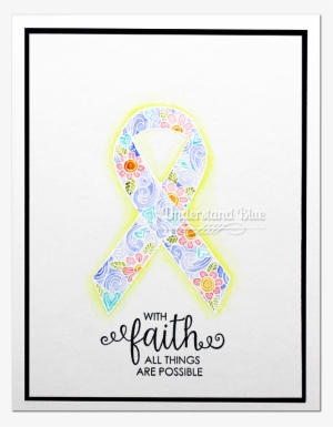 Ribbon Of Courage By Understand Blue - Illustration