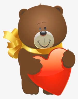Valentine Teddy Bear Clipart