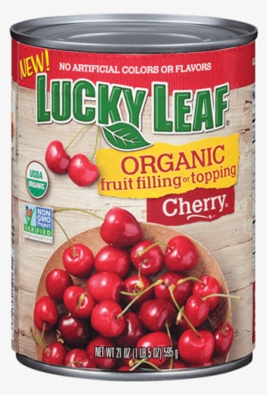 Organic Cherry Fruit Filling - Lucky Leaf Organic Cherry Fruit Filling Or Topping