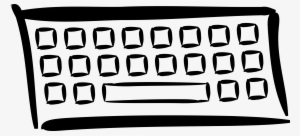 Free Vector Minimalist Keyboard Clip Art