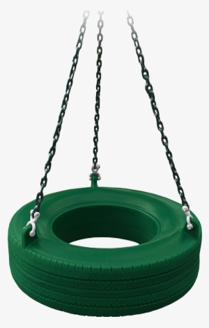 By Recycling Scrap Tires And Transforming Them Into - Gorilla Playsets Commercial Grade Tire Swing; Green