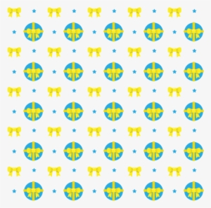 Simple Pattern With Gifts, Confetti And Ribbon, Present, - Gift