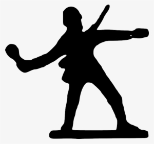Silhouette, Grenade, Stand, Toy, Bomb, Soldier, Throw - Soldier Throwing A Grenade Outline
