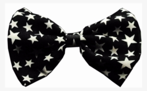 Dog Bow Tie Black And White Stars - Mirage Pet Products Dog Bow Tie, Black