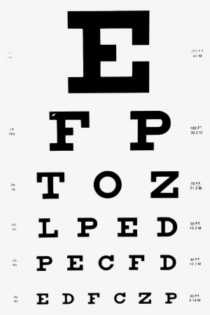 Eye Chart Vector - Free Clip Art Eye Chart