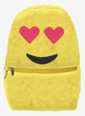 Picture Of Heart Eyes Emoji Furry Backpack - Heart Eyes Emoji Clipboard