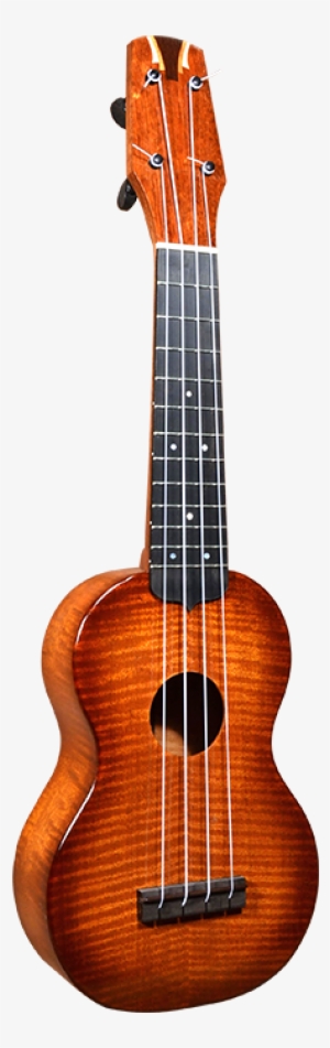 Mahogany Ebony Sunburst - Black Ukulele Transparent