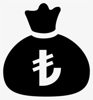 Money Bag Lira Icon - Money Bag Icon Png