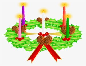 Clipart Of Christmas Wreaths - Advent