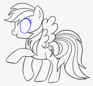 How To Draw A My Little Pony - Rainbow Dash