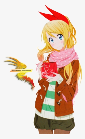 Chitoge Present Render By Sharknex-d8d5hwb - Nisekoi Chitoge