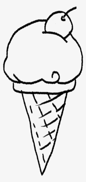 Icecream Cone Drawing At Getdrawings - Ice Cream Drawing Png