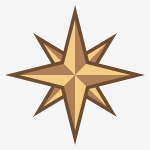 Wind Rose Icon - Sign Of North South East West