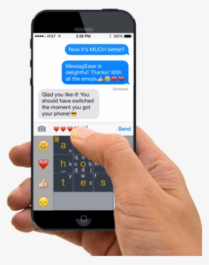 Download Mobile Cell Phone In Hand Png Transparent - Phone In Hand Texting