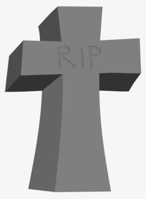 28 Collection Of Cross Tombstone Clipart - Cartoon Tombstone