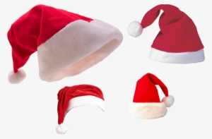 Santa Claus Hat Png - Plush Santa Hat Christmas Gift