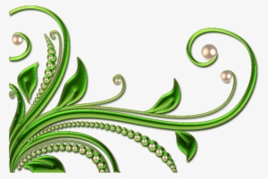 Leaves And Pearls Png By Melissa Tm - Clipart Frame Png Deviantart