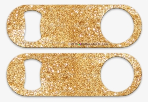 Gold Glitter Background 5" Medium Speed Opener - Carpet