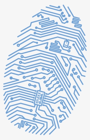 Svg Free Stock Fingerprint Logo - Motherboard Fingerprint