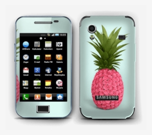 Pineapple Rose - Case-mate Barely There - Black - For Samsung Galaxy