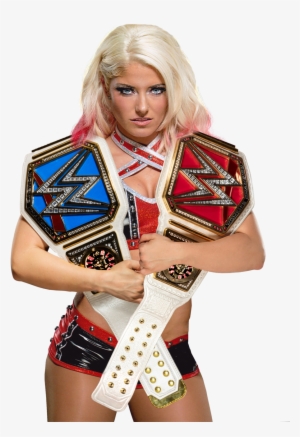 The First Woman On The List To Be The Womens Champion - Alexa Bliss Raw And Smackdown Women's Champion